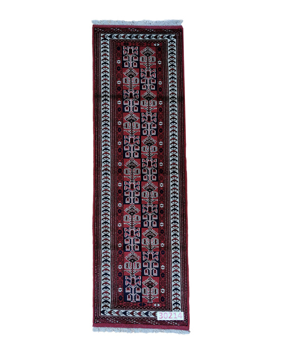 Apadana Hand Made Rug Turkaman 30214  (270cm x 78cm)