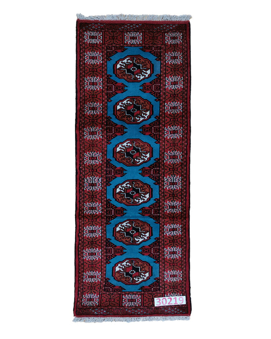 Apadana Hand Made Rug Turkaman 30219  (200cm x 76cm)
