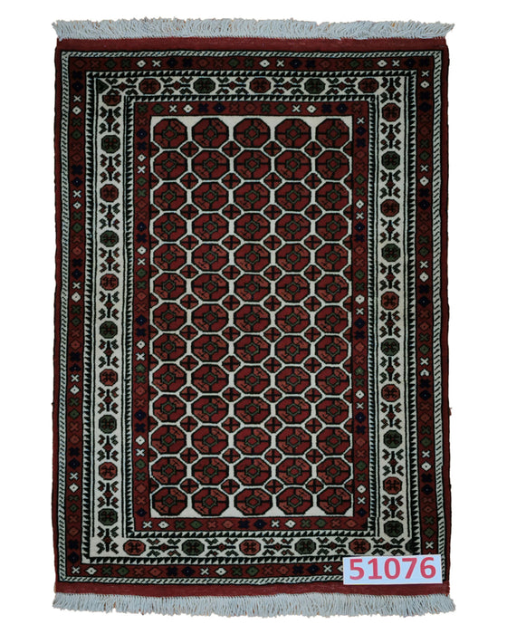 Apadana Hand Made Rug Turkaman 51076  (120cm x 86cm)
