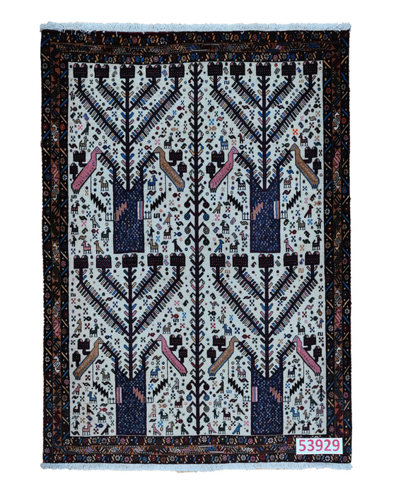 Apadana Hand Made Rug Afshar 53929  (175cm x 135cm)