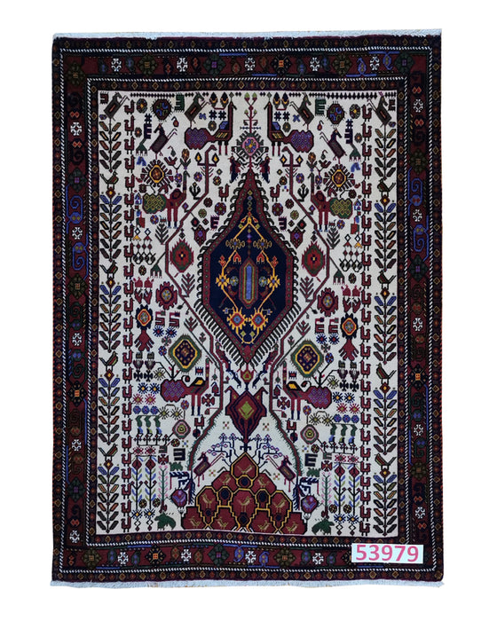 Apadana Hand Made Rug Afshar 53979  (165cm x 115cm)
