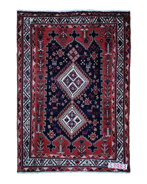 Apadana Hand Made Rug Afshar 53983  (165cm x 120cm)