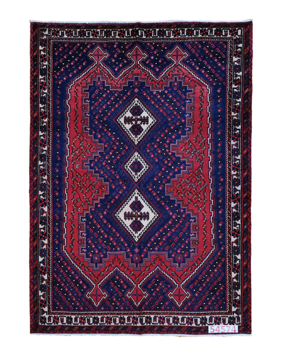 Apadana Hand Made Rug Afshar 54574  (236cm x 166cm)