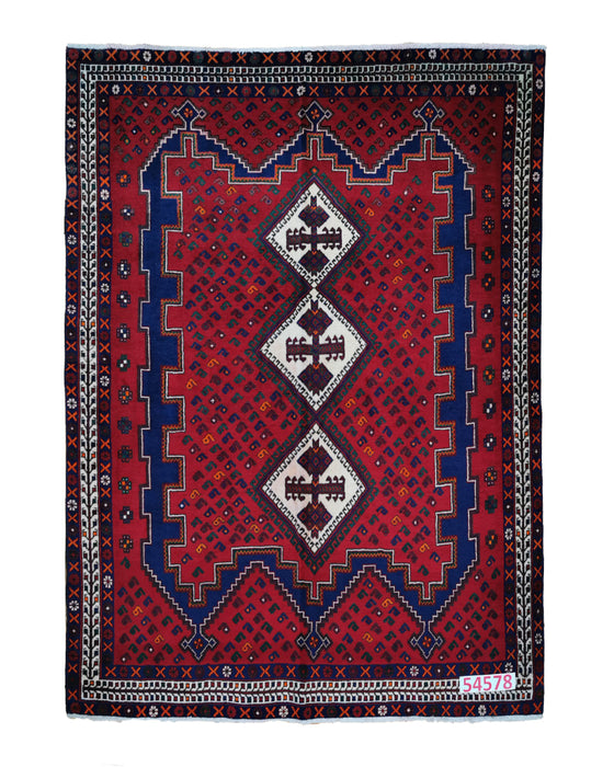 Apadana Hand Made Rug Afshar 54578  (220cm x 182cm)