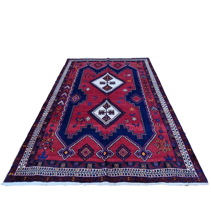 Apadana Hand Made Rug Afshar 54617  (225cm x 164cm)