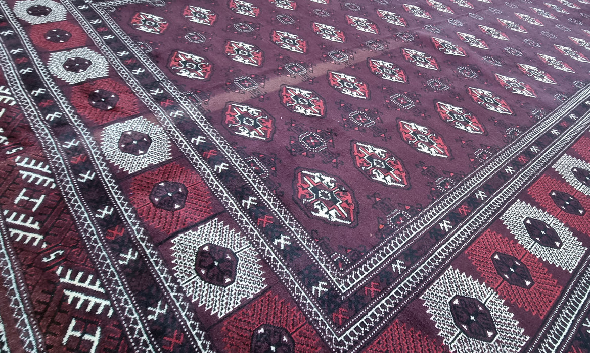 Apadana Hand Made Rug Turkaman 7091  (390cm x 255cm)