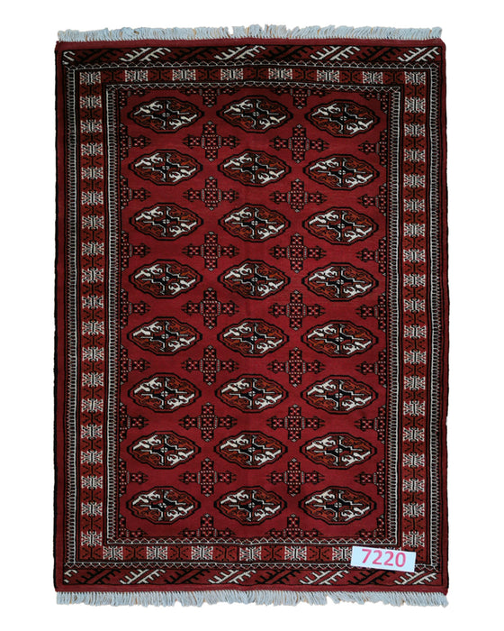 Apadana Hand Made Rug Turkaman 7220  (185cm x 130cm)