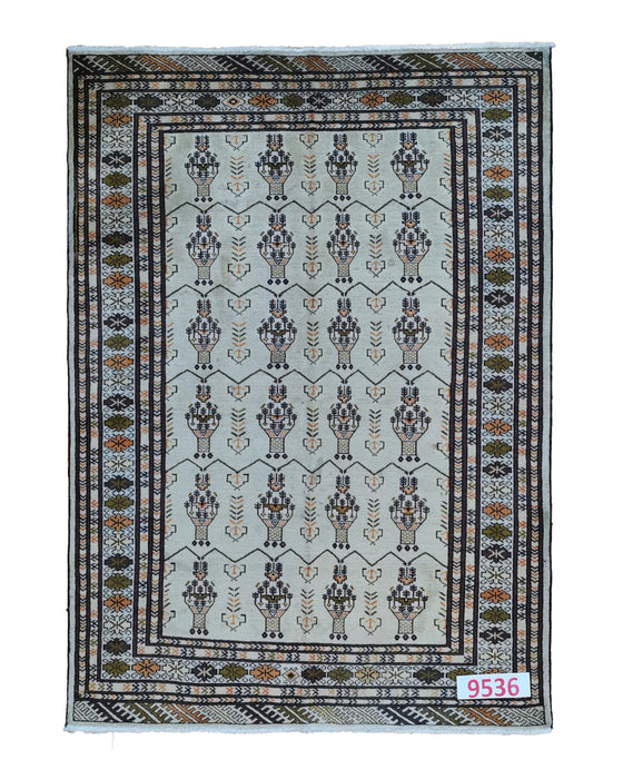 Apadana Hand Made Rug Turkaman 9536  (195cm x 145cm)